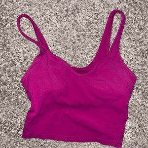 Align tank size 6 magenta pink/purple